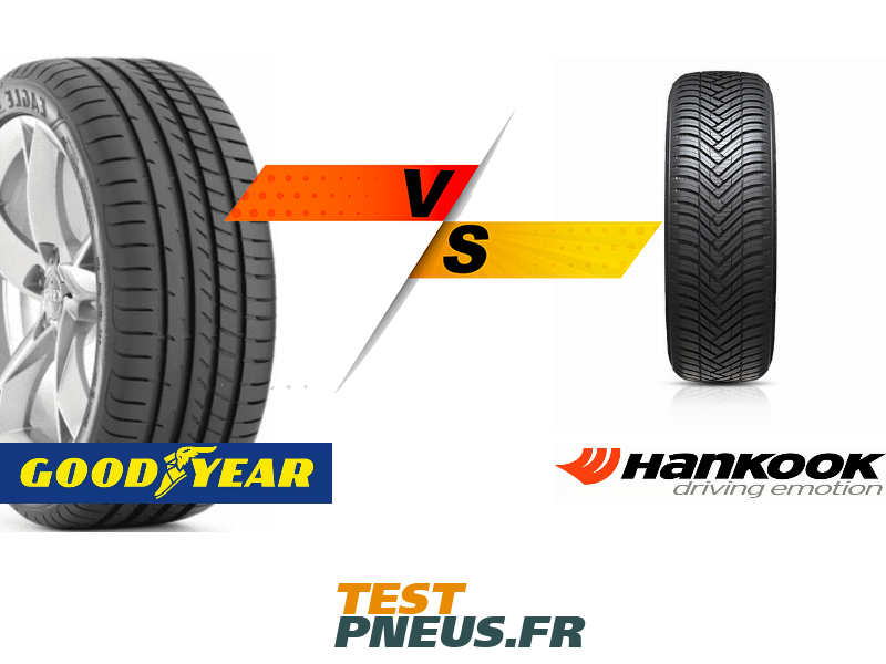 Comparaison: Goodyear Eagle F1 Asymmetric 2 vs. Hankook Kinergy 